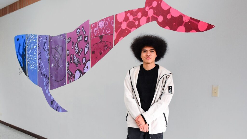 Un mural que celebra la ciencia y la imaginación